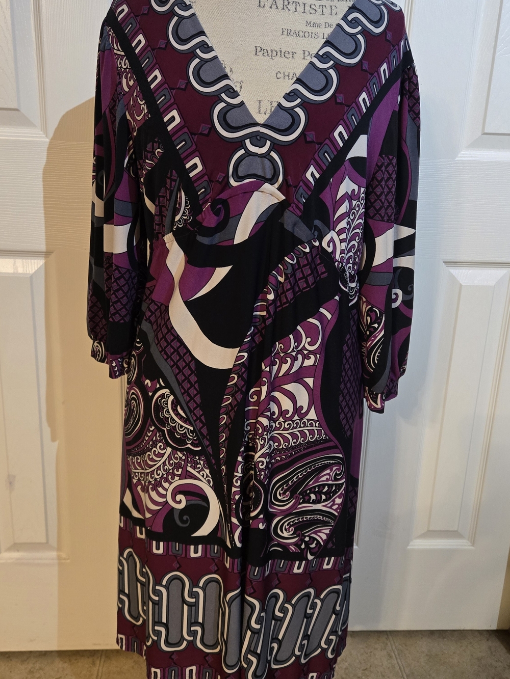 GORGEOUS Bisou Bisou Plum Dress